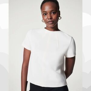 Spanx - The Perfect Short Sleeve Crew Neck Top